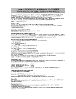 Compte rendu réunion du Conseil Municipal du 03 avril 2025