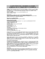 Compte rendu réunion du Conseil Municipal du 05 février 2026